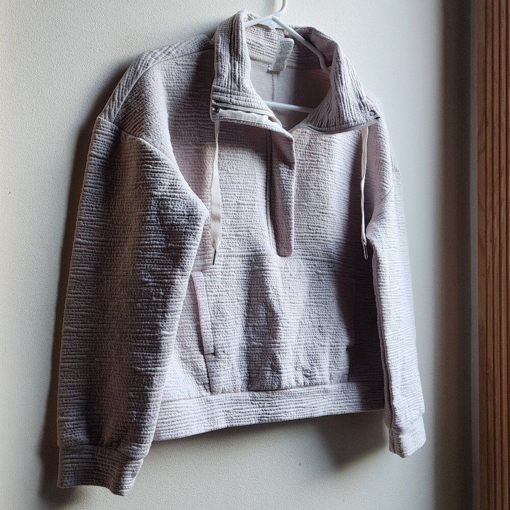 RBX Beige Half Zip-Up Pullover Size Small